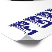 Country Western Gitarre Poster (Ecke)