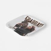 Country Western Graduate Foto Cowgirl Abschluss Pappteller (Gewinkelt)