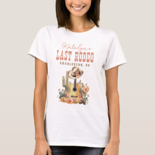 Country Western Letztes Rodeo Junggesellinnen-Absc T-Shirt