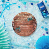 Country Western Lights Boots Hat Hochzeit Pappteller (Party)