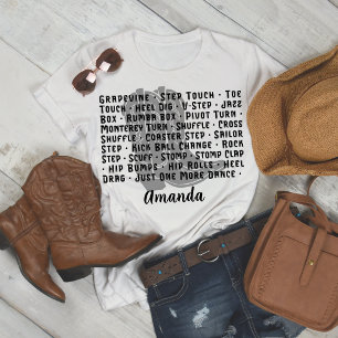 Country Western Line Dance Stiefel Damen T-Shirt Tri-Blend Shirt