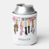 Country Western Mode Custom Cowboy Boots Dosenkühler (Kanne Vorderseite)