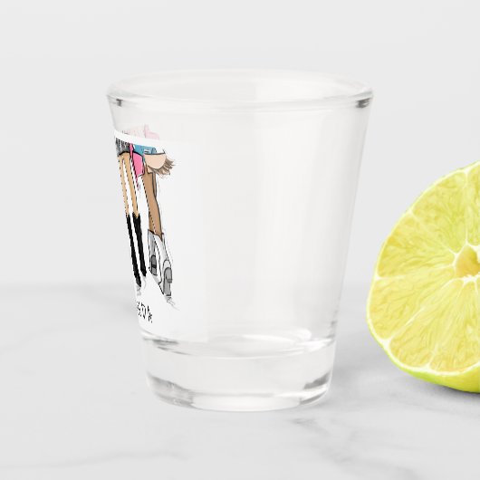 Country Western Mode Custom Cowboy Boots Schnapsglas (Rechts)