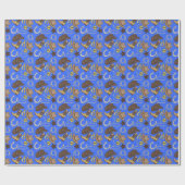 Country Western Muster Geschenkpapier (Flach)