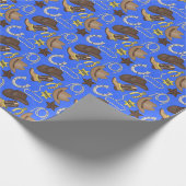 Country Western Muster Geschenkpapier (Ecke)