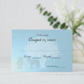 Country Western - Reaktion auf Märchen RSVP Karte (Stehend Vorderseite)