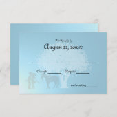 Country Western - Reaktion auf Märchen RSVP Karte (Vorne/Hinten)