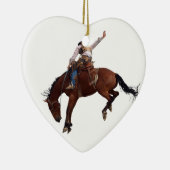 Country Western Reiten Rodeo Cowboy Keramikornament (Rechts)