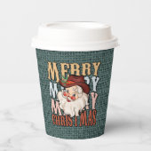 Country Western Santa Feria Party Pappbecher (Vorderseite)