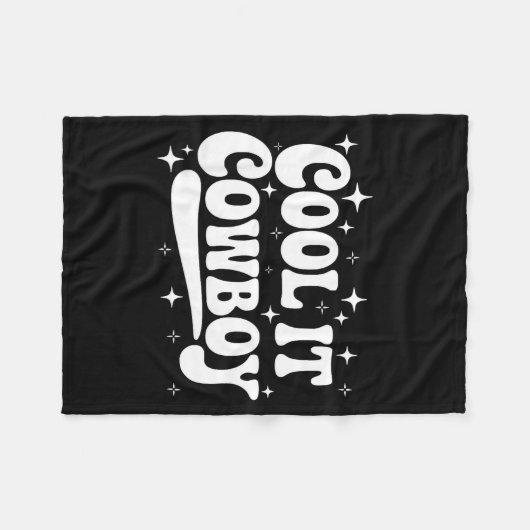 Country Western Sarcastic Quote Saying Gift Summer Fleecedecke (Vorderseite (Horizontal))