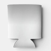 Country Western Spaß Schwarz und Weiß Dosenkühler (Rückseite)