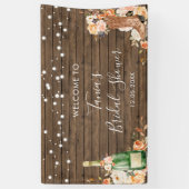 Country Western Stiefel und Bubbly Large Banner (Vertikal)