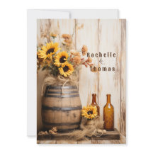 Country Western Sunblumen Whisky Barrel
