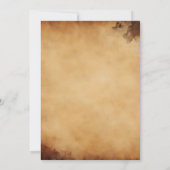 Country Western Unsere kleine Cowboy-Babydusche Einladung (Rückseite)