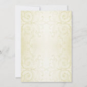 Country Western Wagon Wheel Einladung zur Hochzeit (Rückseite)