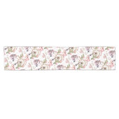 Country Western Wasserfarbe Girl Babydusche Kurzer Tischläufer (Horizontal)