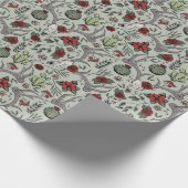 Country Western Weihnachten Geschenkpapier (Ecke)