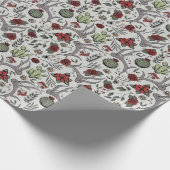 Country Western Weihnachten Geschenkpapier (Ecke)