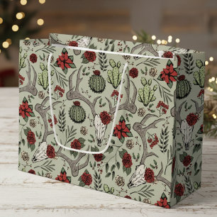 Country Western Weihnachten Große Geschenktüte