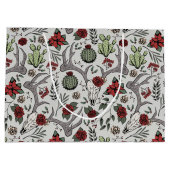 Country Western Weihnachten Große Geschenktüte (Rückseite)