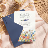 Country Wildblume Engagement Foto Hochzeit Save The Date