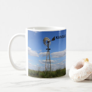 Country Windmill in der Tasse Kansas