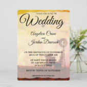 Country Windmill Rustic Wedding Einladung (Stehend Vorderseite)