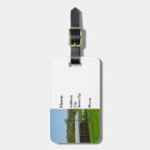 Country Windmühle Gepäckanhänger (Vorderseite vertikal)