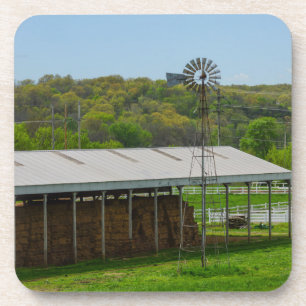 Country Windmühle Getränkeuntersetzer