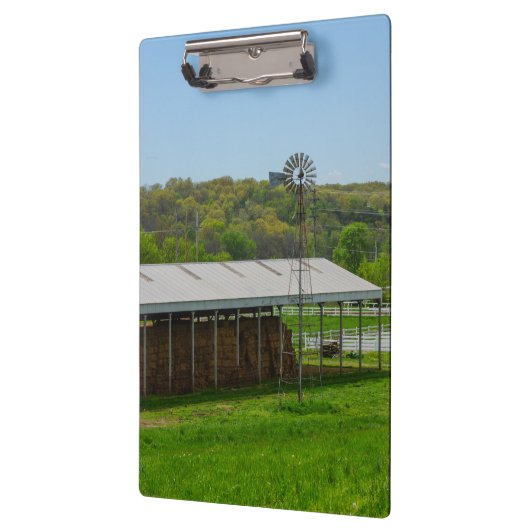 Country Windmühle Klemmbrett (Links)