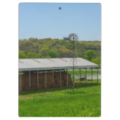 Country Windmühle Klemmbrett (Rückseite)