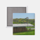 Country Windmühle Magnet (Vorderseite/Rückseite)