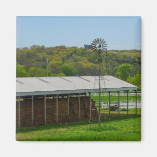 Country Windmühle Magnet