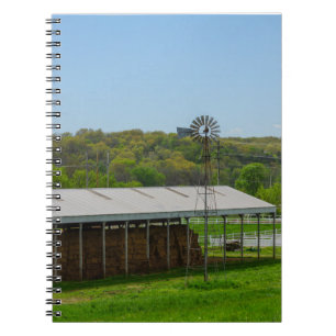 Country Windmühle Notizblock