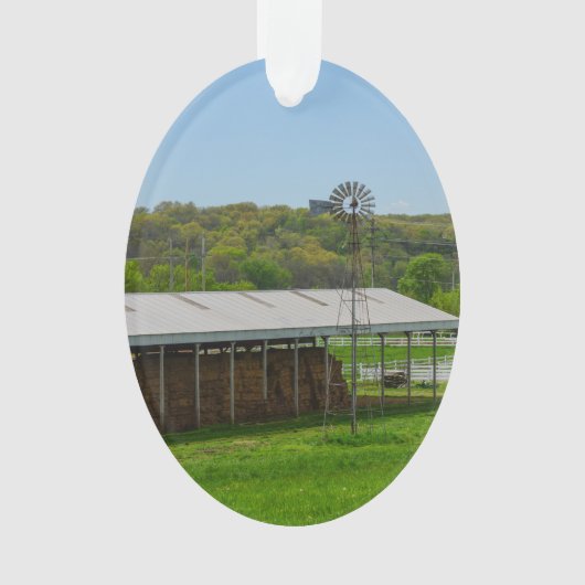 Country Windmühle Ornament (Vorderseite)