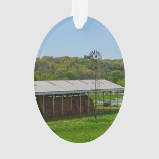 Country Windmühle Ornament (Rückseite)