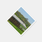 Country Windmühle Serviette (Ecke)