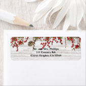 Country Winter Holiday Berries & Pine Cone Wedding (Insitu)