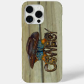 Country Wood Cowboy Case-Mate iPhone Hülle (Rückseite)