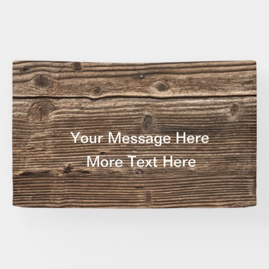 Country Wood Digital Patternmeldung Banner (Horizontal)