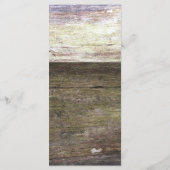 Country Wood Heart Menü Menükarte (Rückseite)