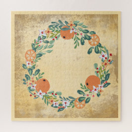 Country Wreath Traditionelles Vintages Blumenambie Puzzle