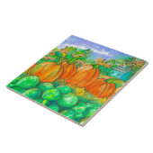 Country Zuhause Pumpkin Patch Herbstbaumen Fliese (Seite)