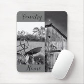 "Country Zuhause" Traktor Barn Collage Mousepad (Mit Mouse)