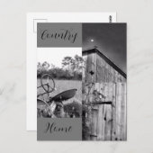 "Country Zuhause" Traktor Barn Collage Postkarte (Vorne/Hinten)