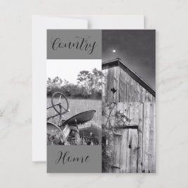"Country Zuhause" Traktor Barn Collage Postkarte