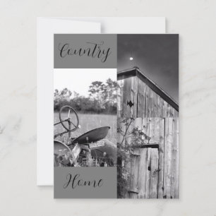 "Country Zuhause" Traktor Barn Collage Postkarte