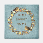 Country Zuhause Wreath Magnet (Vorne)