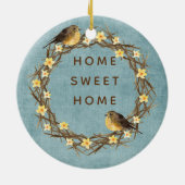 Country Zuhause Wreath Ornament (Hinten)