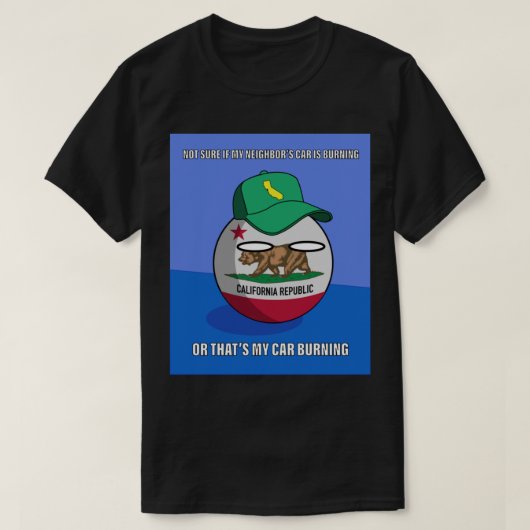 Countryball Dubious California    T-Shirt (Design vorne)